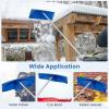 imageGoplus Snow Roof Rake 3420 FT Extendable Snow Removal Tool with 24quot Wide Blade ampamp Wheels Lightweight ScratchProof Aluminum House Rooftop Rake for Leaves Debris Removal