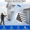 imageGoplus Snow Roof Rake ScratchProof Lightweight Snow Removal Tool w 3420 FT Extendable Aluminium Pole 24quot Wide Blade ampamp Builtin Wheels House Rooftop Rake for Leaves Debris ampamp Snow