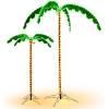 imageGoplus 5FT Lighted Palm Trees for Outside Patio Tropical Light Up LED Artificial Fake Trees with 198 LED Lights Christmas Palm Tree for Outdoor Indoor Holiday Backyard Poolside Garden Decor5FT7FT