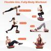 imageGoplus Vibration Plate Exercise Machine Vibrating Platform for Lymphatic Drainage wRemote LED Display Home Workout Full Body Shake Board for Weight LossBlackOrange