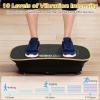 imageGoplus Vibration Plate Exercise Machine Vibrating Platform for Lymphatic Drainage wRemote LED Display Home Workout Full Body Shake Board for Weight LossBlack