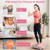 imageGoplus Vibration Plate Exercise Machine Vibrating Platform for Lymphatic Drainage wRemote LED Display Home Workout Full Body Shake Board for Weight LossPinkWhite