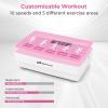 imageGoplus Vibration Plate Exercise Machine Vibrating Platform for Lymphatic Drainage wRemote LED Display Home Workout Full Body Shake Board for Weight LossPinkWhite