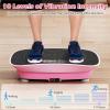imageGoplus Vibration Plate Exercise Machine Vibrating Platform for Lymphatic Drainage wRemote LED Display Home Workout Full Body Shake Board for Weight LossBlackPink