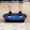 imageGoplus Vibration Plate Exercise Machine Vibrating Platform for Lymphatic Drainage wRemote LED Display Home Workout Full Body Shake Board for Weight LossBlackNavy