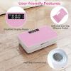 imageGoplus Vibration Plate Exercise Machine Vibrating Platform for Lymphatic Drainage wRemote LED Display Home Workout Full Body Shake Board for Weight LossPinkWhite