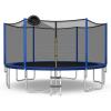 imageGoplus Outdoor Trampolines 12FT 14FT 15FT 16FT ASTM Approved Trampoline wBasketball Hoop Enclosure Net Safety Pad NonSlip Ladder Recreational Trampoline for Kids and Adults12 FT