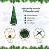 imageGoplus 6 FT Pop Up Christmas Tree PreLit Collapsible Xmas Tree with 282 RGB LED Lights 12 Light Modes Bluetooth APP Control Artificial Lighted Pull Up Christmas Tree for Indoor Outdoor Decor