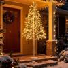 imageGoplus 567 FT LED Alpine Tree w 1000 Warm White LED Lights Prelit Artificial Cedar with Weighted Base Prelit Indoor TreeDecoration for Christmas Wedding Party XLBirch Tree