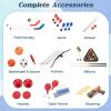 imageGoplus 10in1 Multi Game Table 48quot Combo Game Table with Billiard Table Tennis Hockey Basketball Football Field Hockey Darts Archery Shooting ampamp Marbles for Game Room Party Family Night