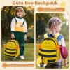 imageGoplus 2 PC Kids Luggage Set Carryon 18quot Rolling Suitcase wCute Bee Backpack Child Safety Harness Name Card Airline Approved Toddler Travel Journey for Boys Girls Children