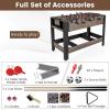 imageGoplus 3in1 Swivel Game Table 49 Combo Game Table with Foosball Pool Billiards ampamp Table Tennis for Adults Indoor Arcade Table with Legs for Family Game Room Party