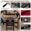 imageGoplus 3in1 Swivel Game Table 49 Combo Game Table with Foosball Pool Billiards ampamp Table Tennis for Adults Indoor Arcade Table with Legs for Family Game Room Party