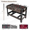 imageGoplus 3in1 Swivel Game Table 49 Combo Game Table with Foosball Pool Billiards ampamp Table Tennis for Adults Indoor Arcade Table with Legs for Family Game Room Party