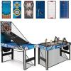 imageGoplus 10in1 Multi Game Table 48quot Combo Game Table with Billiard Table Tennis Hockey Basketball Football Field Hockey Darts Archery Shooting ampamp Marbles for Game Room Party Family Night