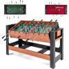 imageGoplus 2in1 Swivel Game Table 54 Full Size Foosball ampamp Pool Combo Table for Adults Indoor Outdoor Combination Arcade Table for Home Game Room Party
