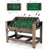 imageGoplus 2in1 Swivel Multi Game Table 48 Combo Game Table with Foosball ampamp Pool for Adults Indoor Outdoor Combination Arcade Table for Home Game Room Party48 x 24 x 32  wSticks Holder