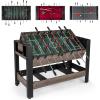 imageGoplus 3in1 Swivel Game Table 49 Combo Game Table with Foosball Pool Billiards ampamp Table Tennis for Adults Indoor Arcade Table with Legs for Family Game Room Party