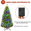image:imageGoplus 6ft White Christmas Tree with Solid Metal Legs Perfect for Holiday Indoor and Outdoor DecorationGreen