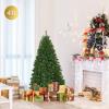 image:imageGoplus 6ft White Christmas Tree with Solid Metal Legs Perfect for Holiday Indoor and Outdoor DecorationGreen