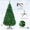 image:imageGoplus 6ft White Christmas Tree with Solid Metal Legs Perfect for Holiday Indoor and Outdoor DecorationGreen