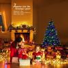 image:imageGoplus 6ft White Christmas Tree with Solid Metal Legs Perfect for Holiday Indoor and Outdoor DecorationGreen