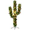image:imageGoplus 6ft White Christmas Tree with Solid Metal Legs Perfect for Holiday Indoor and Outdoor DecorationGreen