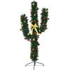image:imageGoplus 6ft White Christmas Tree with Solid Metal Legs Perfect for Holiday Indoor and Outdoor DecorationGreen