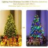image:imageGoplus 6ft White Christmas Tree with Solid Metal Legs Perfect for Holiday Indoor and Outdoor DecorationGreen
