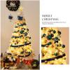 image:imageGoplus 6ft White Christmas Tree with Solid Metal Legs Perfect for Holiday Indoor and Outdoor DecorationWhite
