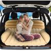 image:imageGoplus Car Bed Back Seat with Pillow Flocking Surface Electric Air Pump Repair Kit Truck Bed Mattress Inflatable SUV Air Mattress for Traveling Camping Sleeping BlackYellow
