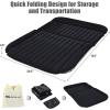 image:imageGoplus Car Bed Back Seat with Pillow Flocking Surface Electric Air Pump Repair Kit Truck Bed Mattress Inflatable SUV Air Mattress for Traveling Camping Sleeping BlackBlack