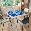 image:imageGoplus Classic Foldable Mahjong Table 35 Square Green 4 Cup Holders amp 4 Chip Grooves Foldable for Adults Domino Game CampingNavy  Table wRemovable Mat