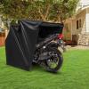 image:imageGoplus Motorcycle Shed Outdoor Motorcycle Storage Shelter with 600D Oxford Fabric Waterproof Cover 2 Rollup Side Windows Expansion Bolts Heavy Duty Motor Cycle Tent 136 x 54 x 75