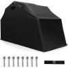 image:imageGoplus Motorcycle Shed Outdoor Motorcycle Storage Shelter with 600D Oxford Fabric Waterproof Cover 2 Rollup Side Windows Expansion Bolts Heavy Duty Motor Cycle Tent 136 x 54 x 75