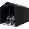 image:imageGoplus Portable Shed 7 x 52 x 54 Ft Heavy Duty Motorcycle Shed wRollUp Zipper Door Metal Frame Waterproof Cover amp Wind Rope Outdoor Storage Tent Shelter for Bike Garden Tools
