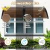 image:imageGoplus Awnings for Doors 40 x 40 Window Awning with Rain Snow Sunlight UV Protection UPF 50Hollow Sheet Outdoor Overhead Awning Canopy Exterior Polycarbonate Awnings for Patio Porch DeckTawny