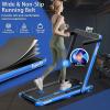 image:imageGoplus 2 in 1 Under Desk Treadmill 25HP Superfit Folding Treadmills for Home Office wSmart APP Remote Control LED Display Bluetooth Speaker Foldable Walking Jogging Machine Blue