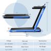 image:imageGoplus 2 in 1 Under Desk Treadmill 25HP Superfit Folding Treadmills for Home Office wSmart APP Remote Control LED Display Bluetooth Speaker Foldable Walking Jogging Machine Blue