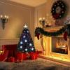 image:imageGoplus 3FT PreLit Fiber Optic Artificial Christmas Tree with Multicolor Led Lights and Snowflakes 3 FTGreen