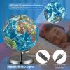 image:imageGoplus Illuminated Globes of The World with Stand 9 Rotating 3 in 1 World Globe wConstellation Stars LED Night Light Geography Globe for Office Decorative