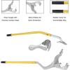 image:imageGoplus Tire Changer 175 to 24 Steel Tire Mount Demount Tool Kit Tubeless Truck Bead Breaker Manual Tire Changing Tools BlueYellow
