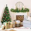 image:imageGoplus 5ft Artificial Christmas Tree Xmas Pine Tree with Solid Metal Legs Perfect for Indoor and Outdoor Holiday Decoration Green