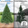 image:imageGoplus 6FT Prelit Christmas Tree Flowering Hinged Artificial Pine Full Tree with 260 Warm White LED Lights 484 Branch Tips 49 Pine Cones Metal Stand for Xmas Indoor Decor6ft