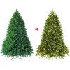 image:imageGoplus 6ft Unlit Artificial Christmas Tree Premium Hinged Fir Tree Easy Assembly with Metal Stand Xmas Dcor for Indoor and OutdoorPrelit