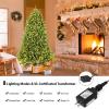 image:imageGoplus 6ft Unlit Artificial Christmas Tree Premium Hinged Fir Tree Easy Assembly with Metal Stand Xmas Dcor for Indoor and OutdoorPrelit