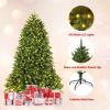 image:imageGoplus 6ft Unlit Artificial Christmas Tree Premium Hinged Fir Tree Easy Assembly with Metal Stand Xmas Dcor for Indoor and OutdoorPrelit