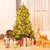image:imageGoplus 6ft Unlit Artificial Christmas Tree Premium Hinged Fir Tree Easy Assembly with Metal Stand Xmas Dcor for Indoor and OutdoorUnlit