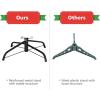 image:imageGoplus 6ft Unlit Artificial Christmas Tree Premium Hinged Fir Tree Easy Assembly with Metal Stand Xmas Dcor for Indoor and OutdoorUnlit