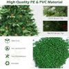 image:imageGoplus 75FT PreLit Christmas Tree Artificial Spruce Hinged Tree w 540 LED Lights and Pine Cones Xmas Tree for Indoor Decor